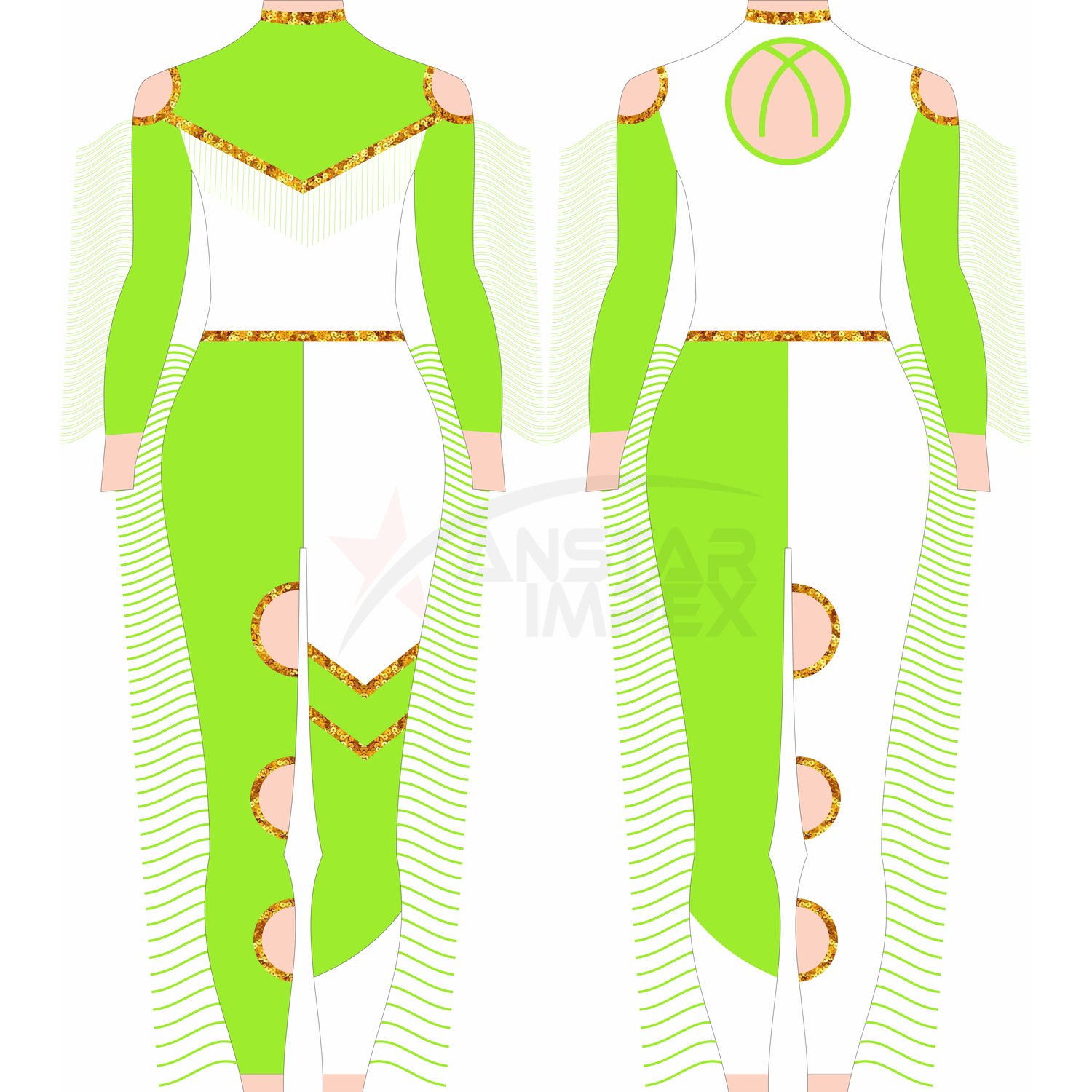 ANS-CG-9-7 Custom Colorguard - Image 1
