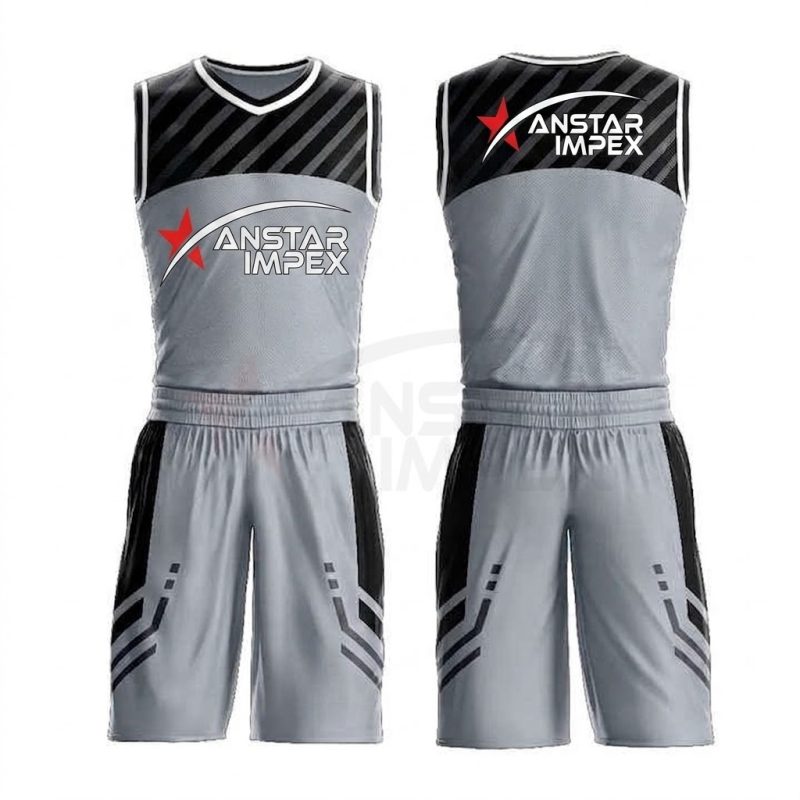 Custom Basketball Uniform (ANS-BKB-007) - Anstar Impex