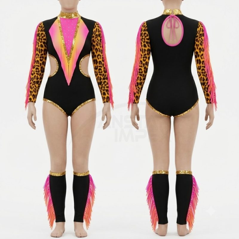 Custom Dance Leotard (ANS-LT-004) - Anstar Impex