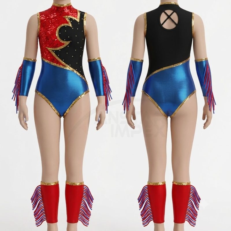 Custom Dance Leotard (ANS-LT-015) - Anstar Impex