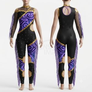 Custom Dance Unitard (ANS-UT-007) - Anstar Impex