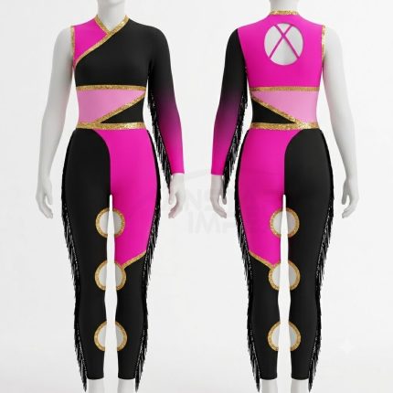 Custom HBCU Uniform ANS-HB-004 Front and Back View