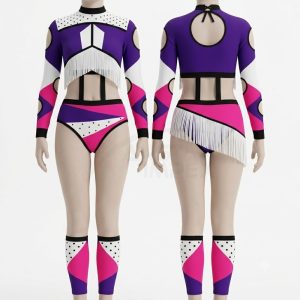 Custom HBCU Uniform ANS-HB-005 Front and Back View