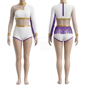 Custom HBCU Uniform ANS-HB-009 Front and Back View