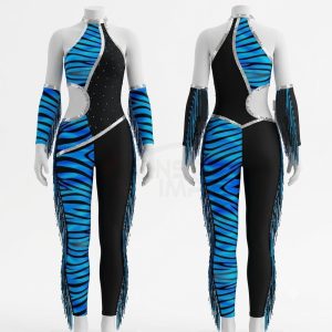 Custom HBCU Uniform ANS-HB-012 Front and Back View