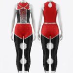 Custom HBCU Uniform ANS-HB-015 Front and Back View