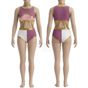 Custom HBCU Uniform ANS-HB-007 Front and Back View