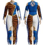 Custom Colorguard Uniform ANS-CG-003 Front and Back View