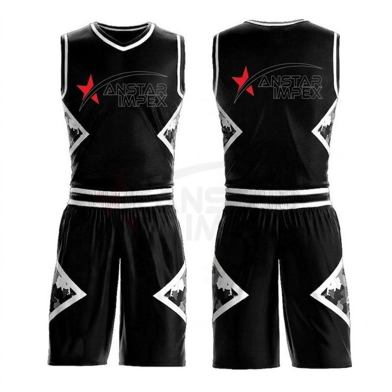 Custom Basketball Uniform (ANS-BKB-013) - Anstar Impex