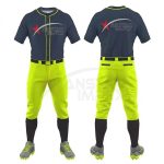Custom Baseball Uniform (ANS-BB-016) - Anstar Impex