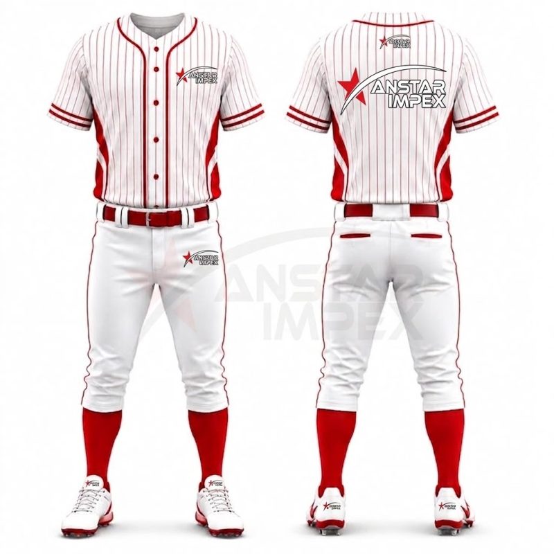 Custom Baseball Uniform (ANS-BB-002) - Anstar Impex