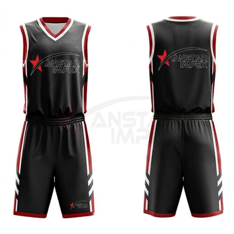 Custom Basketball Uniform (ANS-BKB-005) - Anstar Impex