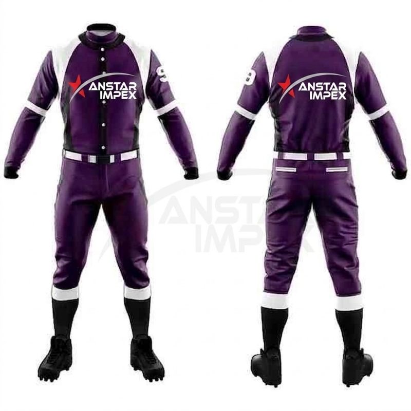 Custom Baseball Uniform (ANS-BB-009) - Anstar Impex