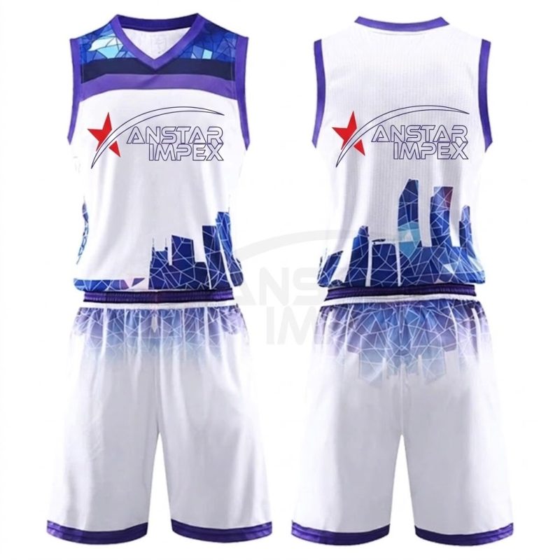 Custom Basketball Uniform (ANS-BKB-014) - Anstar Impex