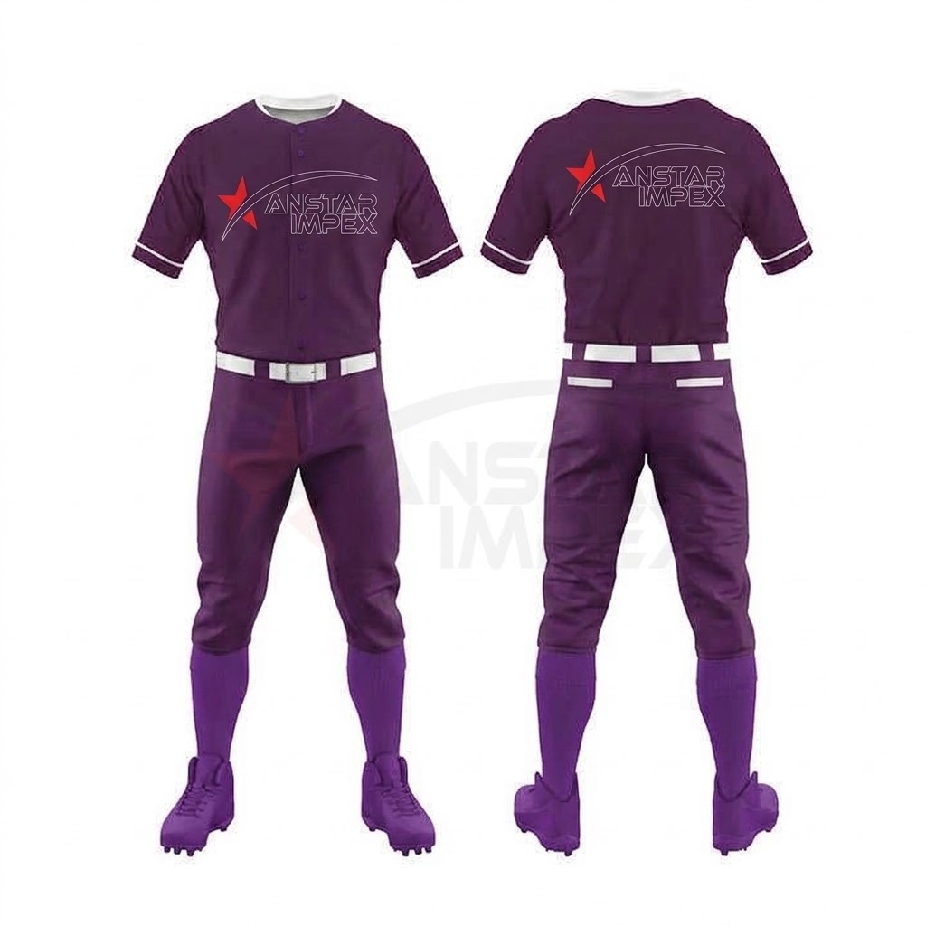 Softball Uniform – Style 5 Custom Softball Uniform (ANS-SB-005) - Anstar Impex